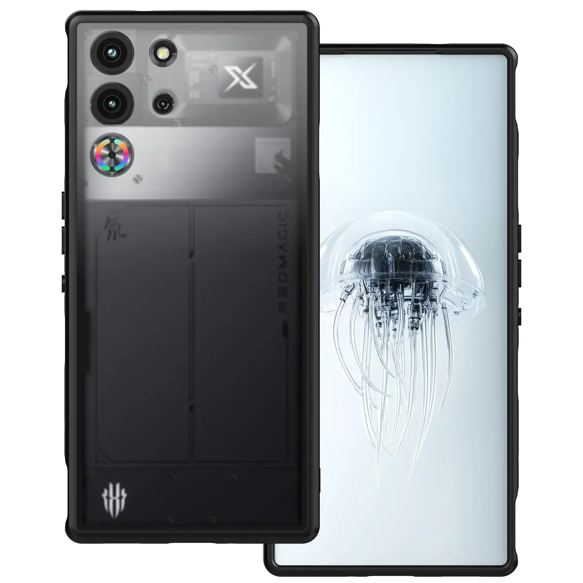 Foluu Slim Fit Case for ZTE Nubia Red Magic 10 Pro/Pro+ 2024 | Translucent Matte PC Back & TPU Bumper Protective Case - view 9