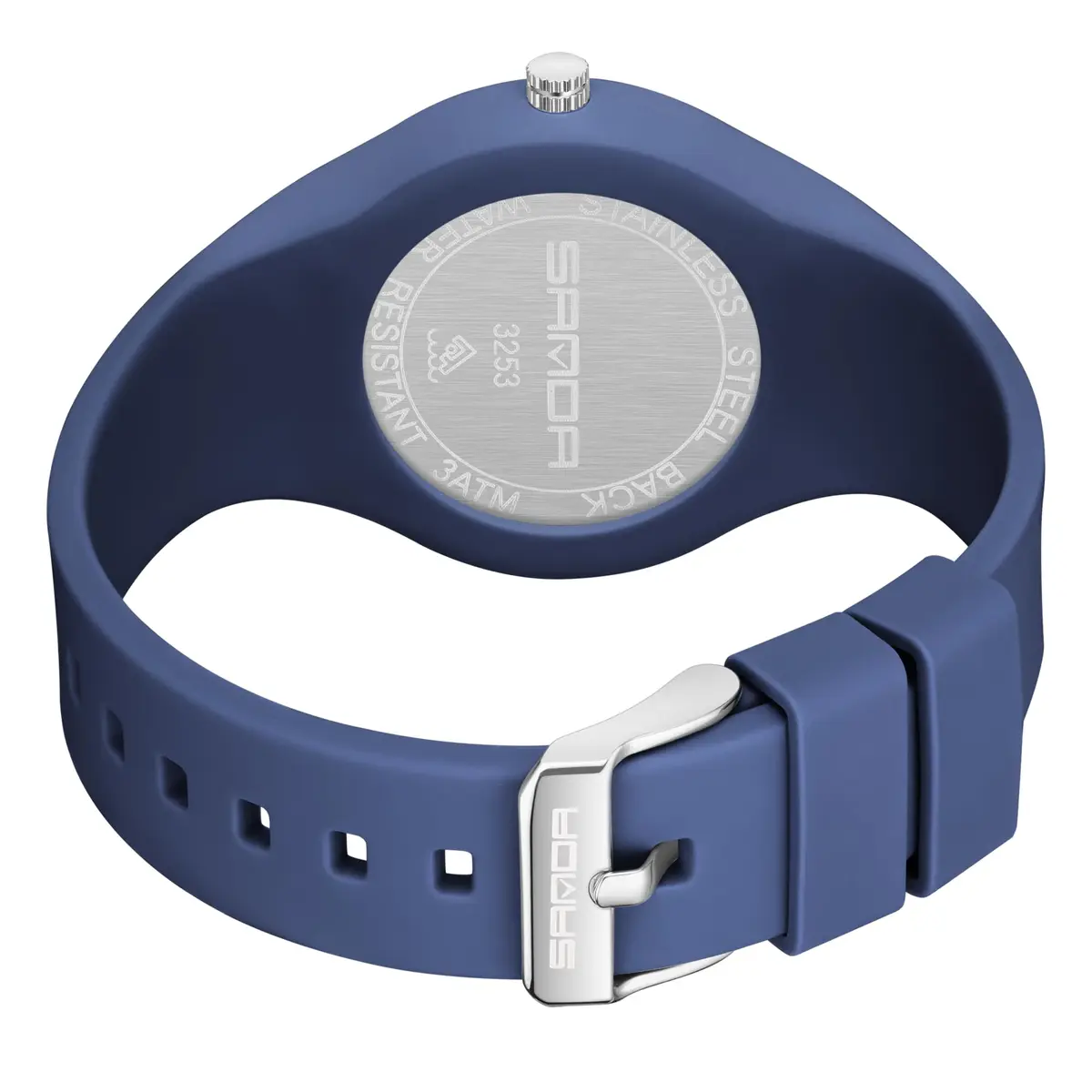 MASTOP Nurse Doctor Student Watch for Women and Men Waterproof Sports Watch with Easy-to-Read Luminous Dial 24-Hour Format Soft Silicone Strap (White Rose Gold) | Waterproof 3ATM - view 5