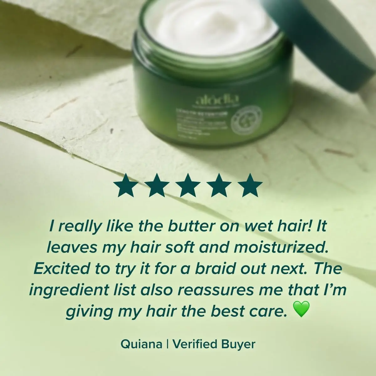 ALODIA Curl Defining Hair Butter, 8.5 oz | Nourishing, Lightweight, Moisturizing for Curly Hair - view 8