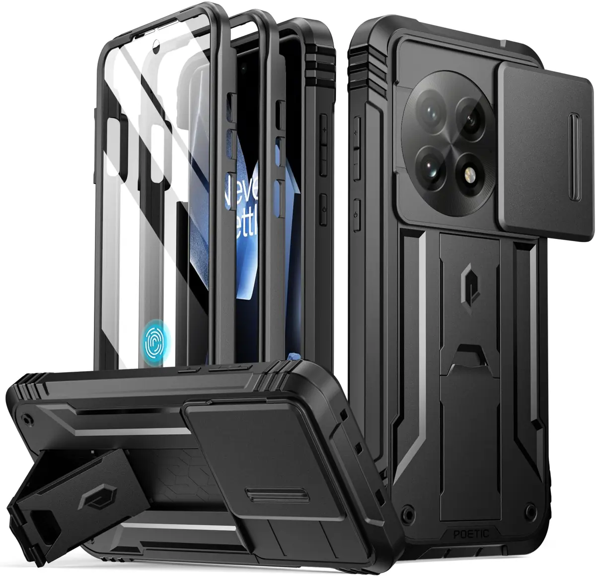 Poetic Revolution Case for OnePlus 13 5G | Full Body Shockproof with Screen Protector & Kickstand - main product image