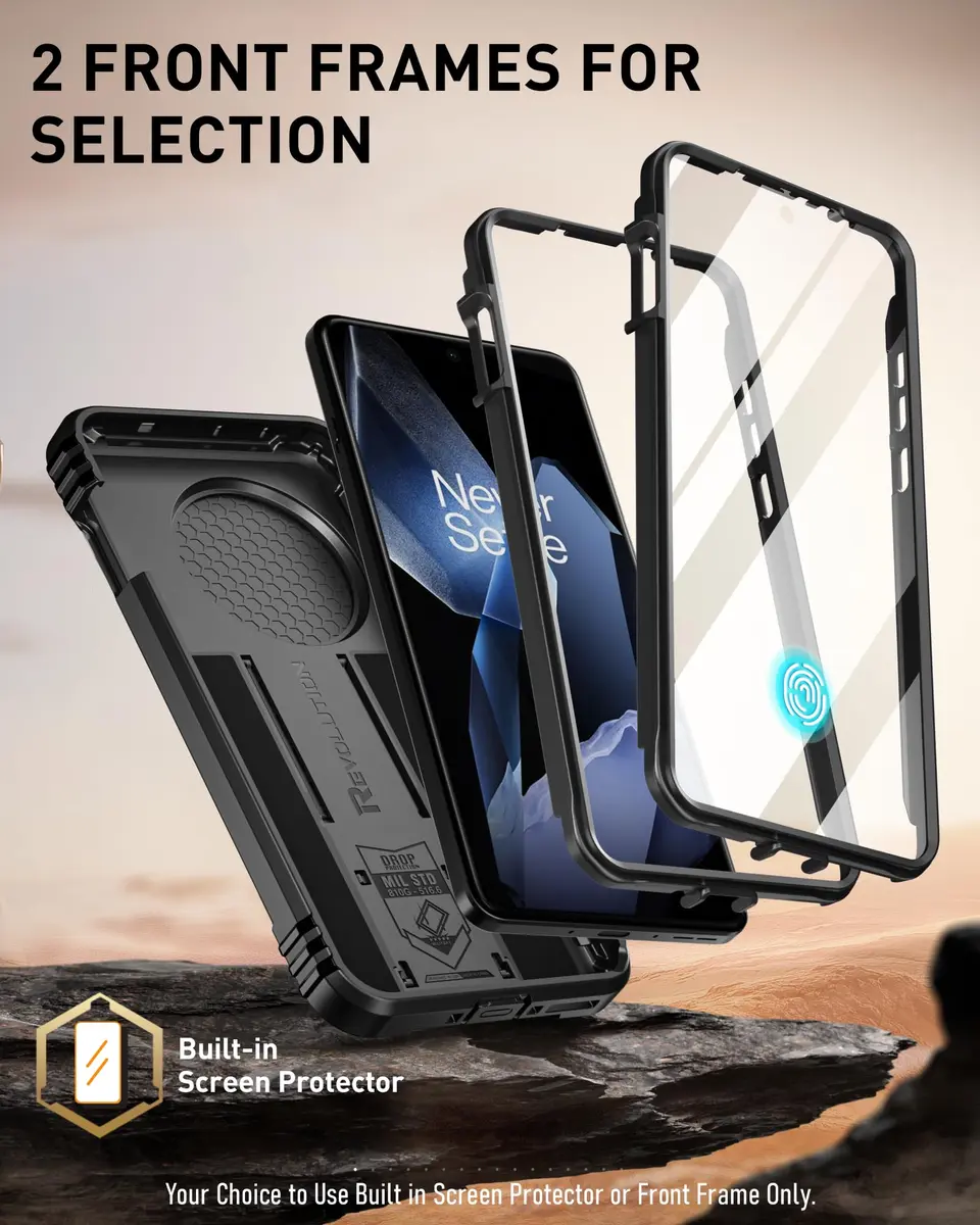 Poetic Revolution Case for OnePlus 13 5G | Full Body Shockproof with Screen Protector & Kickstand - view 5