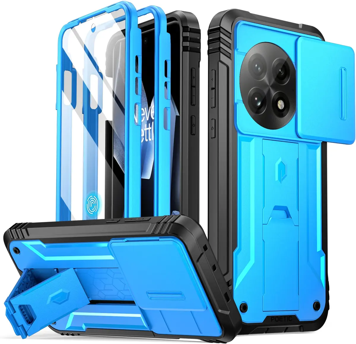 Poetic Revolution Case for OnePlus 13 5G | Full Body Shockproof with Slide Camera Cover & Screen Protector - main product image