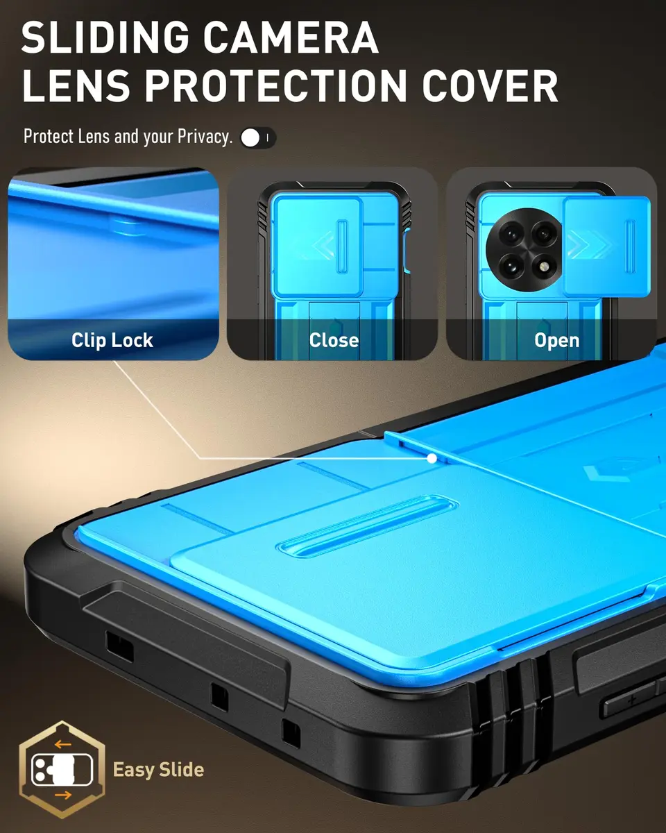 Poetic Revolution Case for OnePlus 13 5G | Full Body Shockproof with Slide Camera Cover & Screen Protector - view 8
