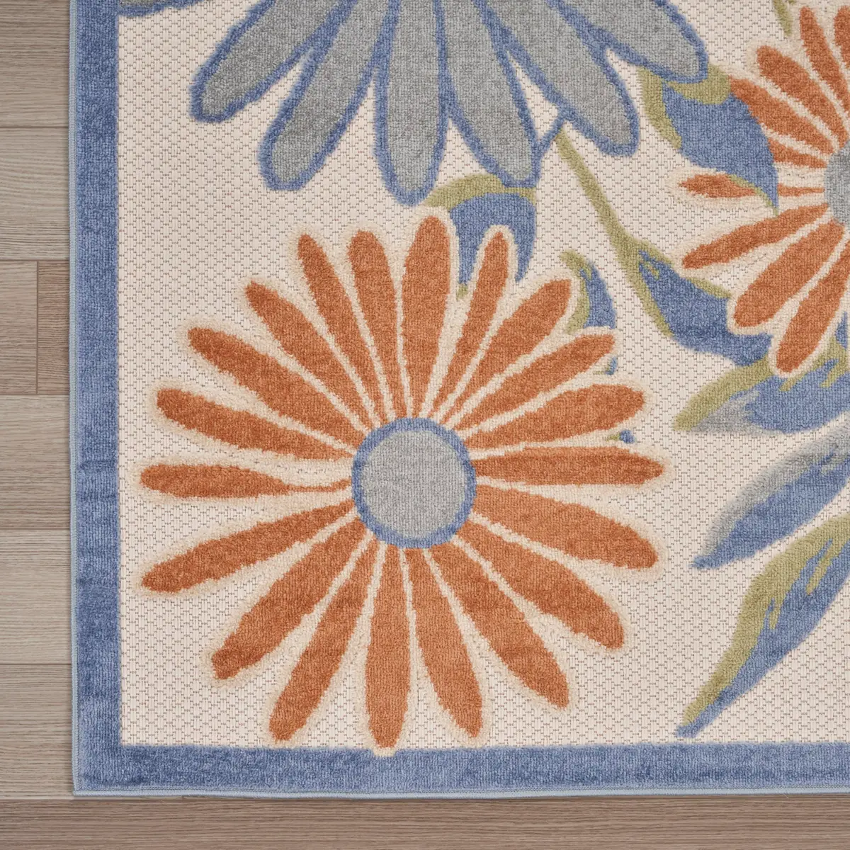 Nourison Area Rug 9' x 12' Beige Multicolor | Easy Clean, Non Shedding - view 7