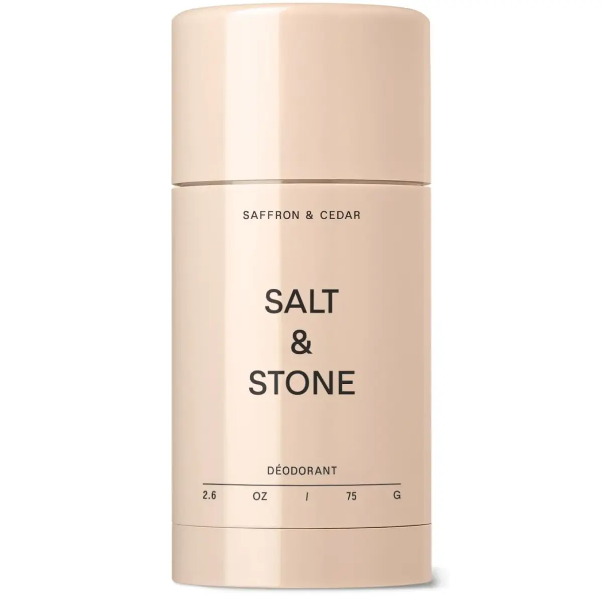 Salt & Stone Aluminum-Free Deodorant Saffron & Cedar 73.7g (2.6 oz) | Natural Odor Protection - main product image