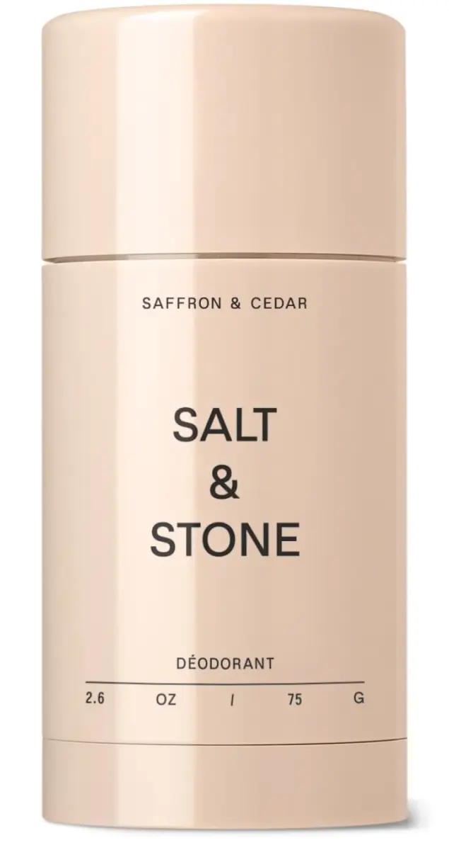 Salt & Stone Aluminum-Free Deodorant Saffron & Cedar 73.7g (2.6 oz) | Natural Odor Protection - main product image