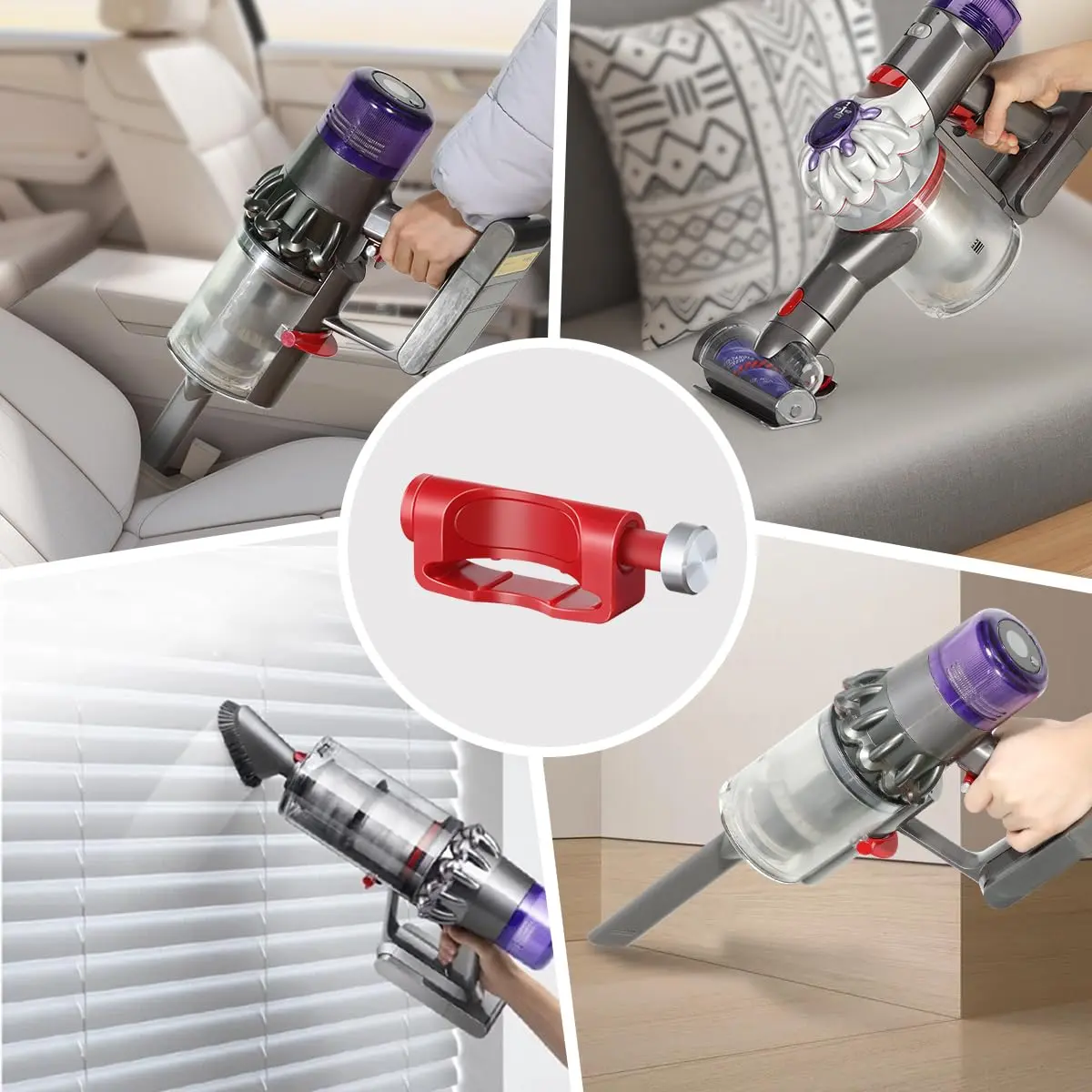 LANMU Trigger Lock for Dyson V15 V11 V10 V8 V7 V6 Cordless Vacuum Cleaner | Finger Pain Relief for Long Cleaning Sessions - view 7