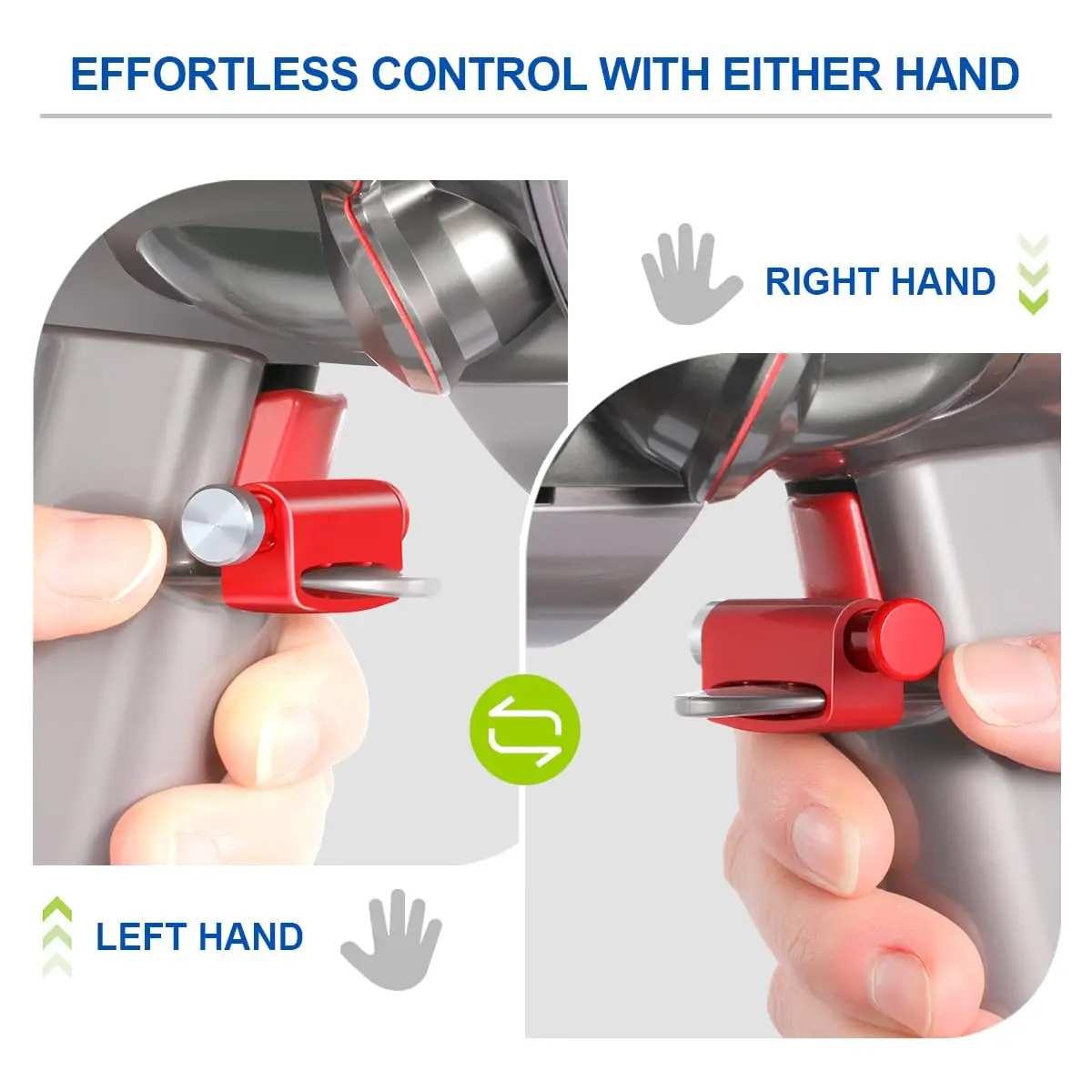 LANMU Trigger Lock for Dyson V15 V11 V10 V8 V7 V6 Cordless Vacuum Cleaner | Finger Pain Relief for Long Cleaning Sessions - view 3