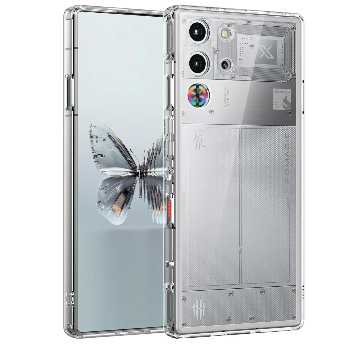 Cresee Crystal Clear Case for Red Magic 10 Pro/10S Pro (6.85'') | Hybrid Shockproof TPU Bumper Hard PC Back - main product image
