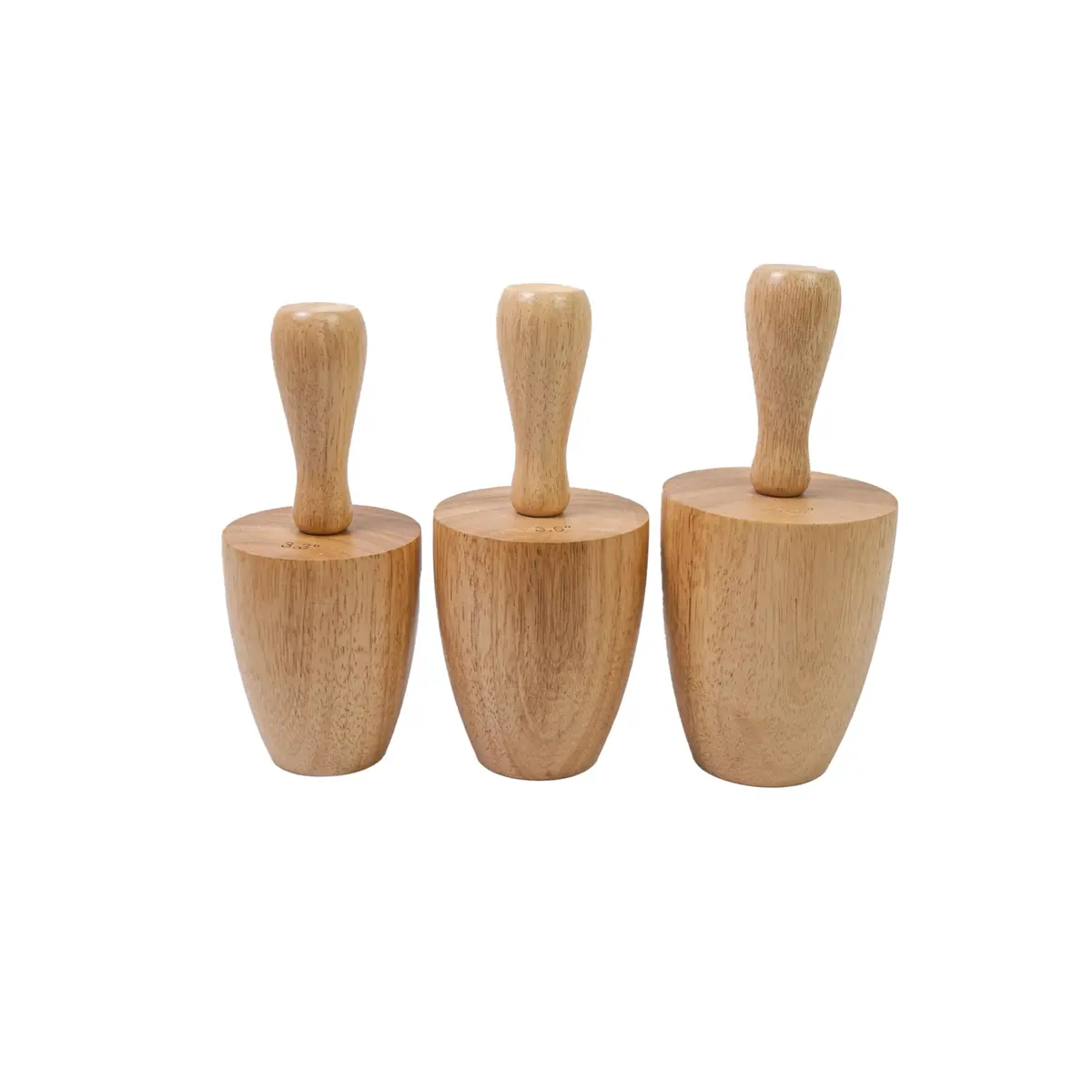 Lampstop Wooden Pottery Mold Set of 3 | Durable Clay Tools for Mug & Vase Making - main product image
