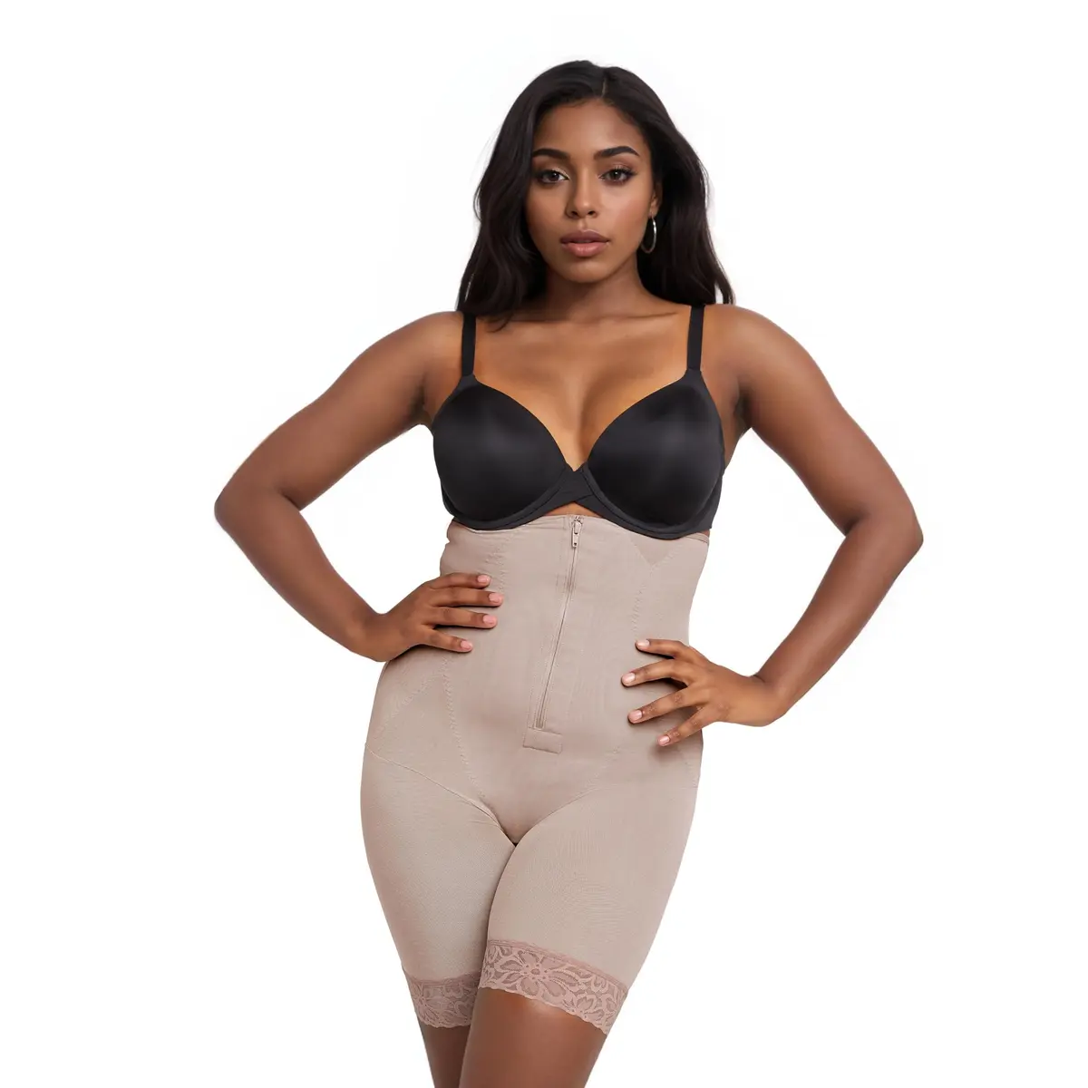 Voluptuosa Women's Thigh Slimmer Shapewear | Ultra-Firm High Waist Hourglass - main product image