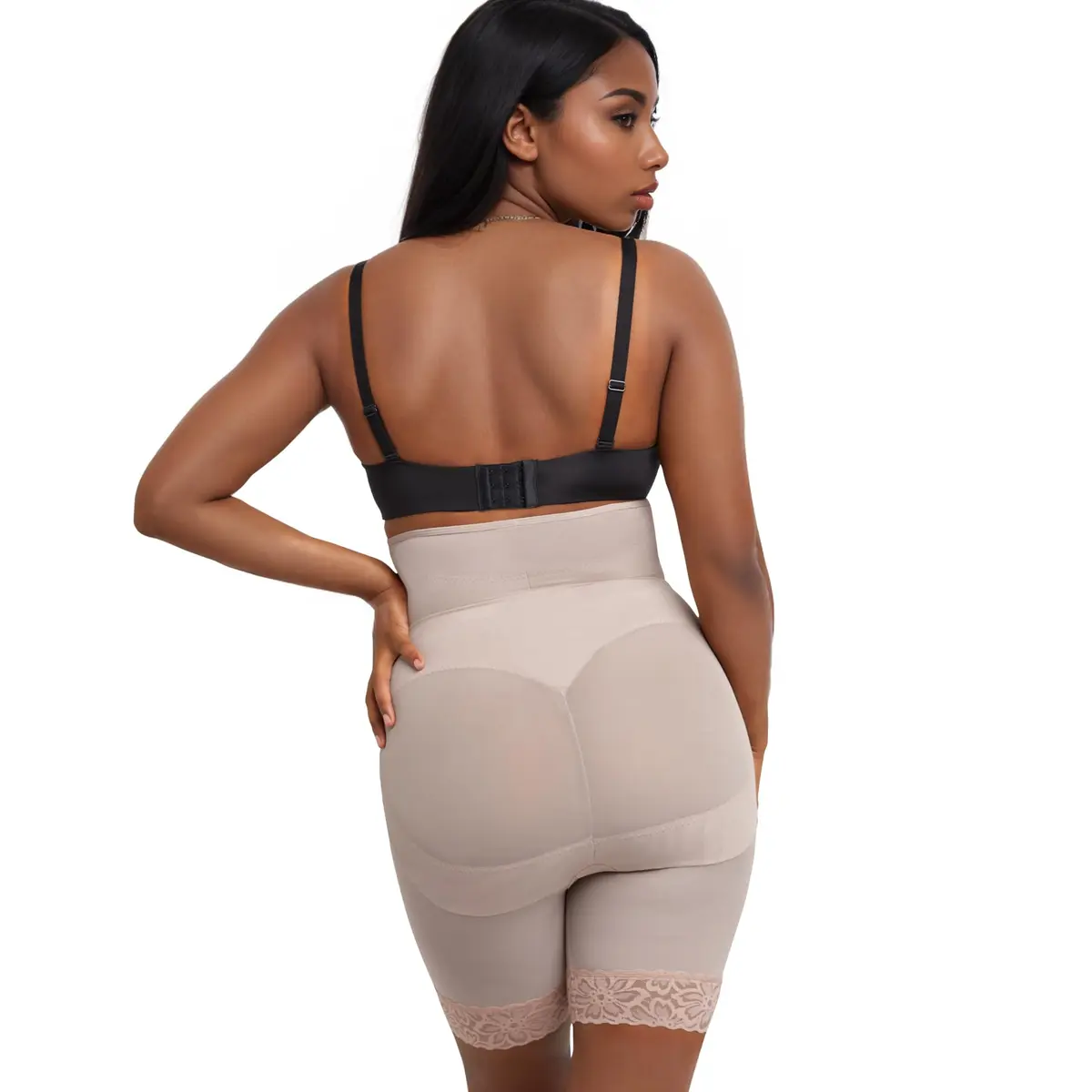 Voluptuosa Women's Thigh Slimmer Shapewear | Ultra-Firm High Waist Hourglass - view 3
