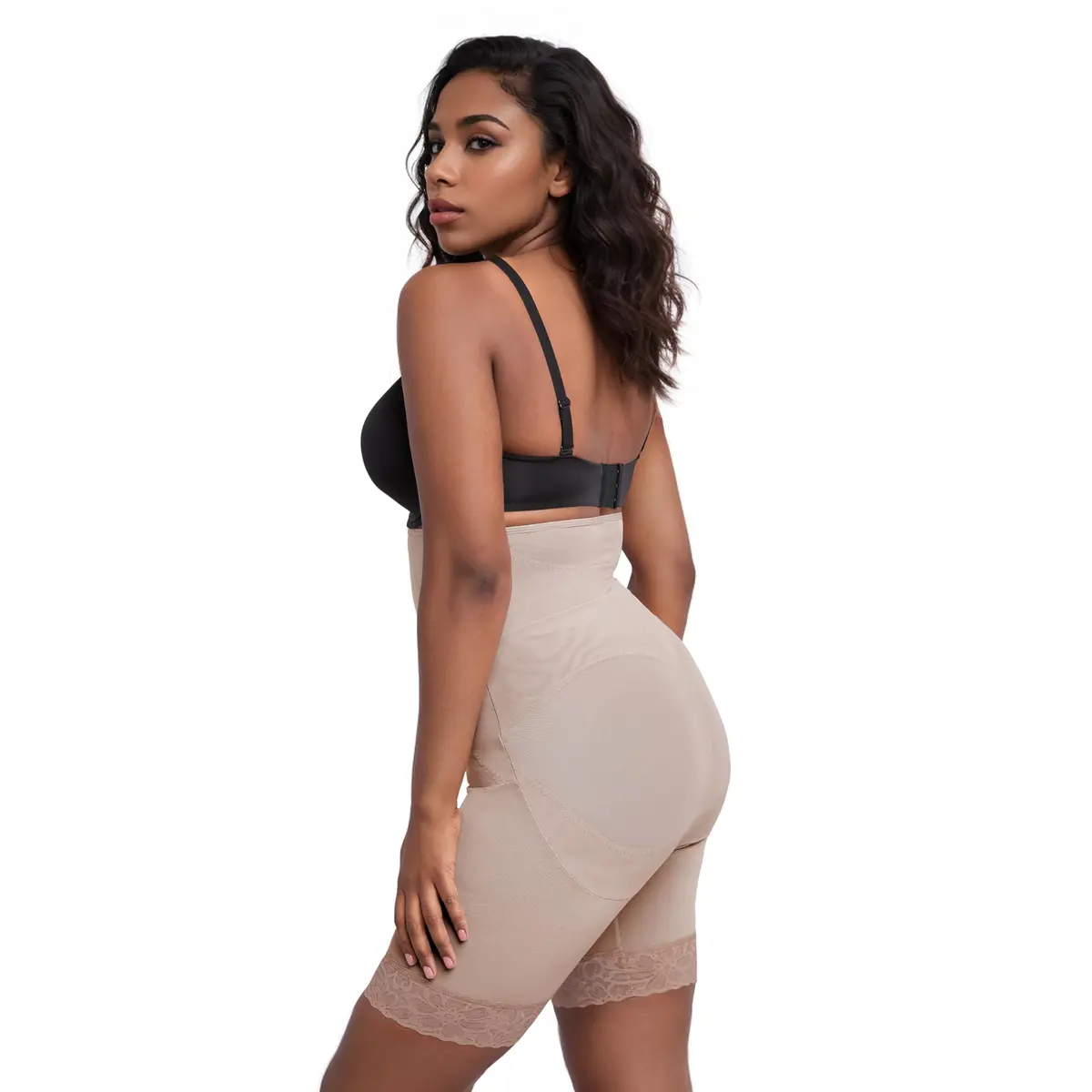 Voluptuosa Women's Thigh Slimmer Shapewear | Ultra-Firm High Waist Hourglass - view 4