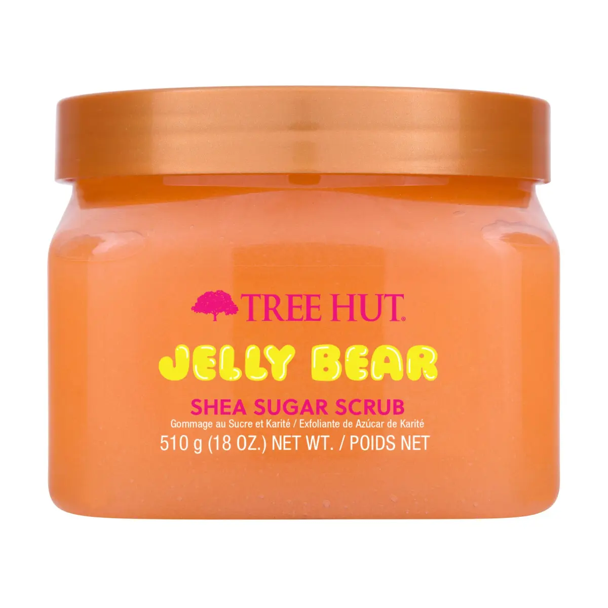 Tree Hut Jelly Bear Body Scrub 532ml (18 Oz) | Exfoliating Sugar Scrub with Shea Butter & Pomelo - main product image