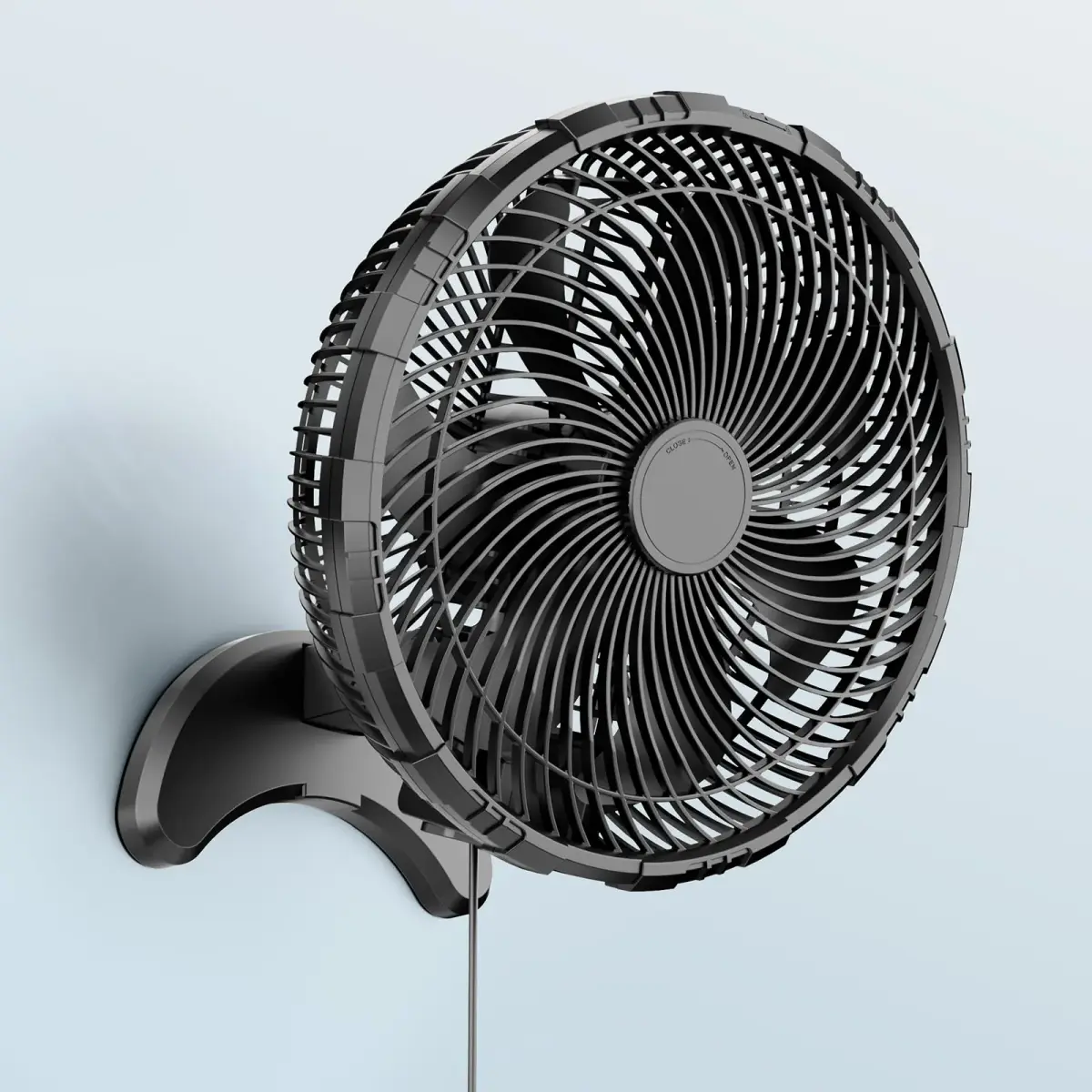 Koonie 12-Inch Wall Mount Fan with Timer & Remote | 35dB Quiet Operation, 2.54 kg (5.66 lb) - main product image
