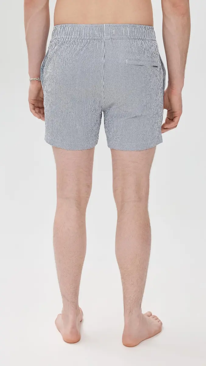 Onia Men's Standard Charles 5" Swim Trunk, DEEP Navy/White | Quick-dry, Durable Activewear (70-120 chars) - view 3