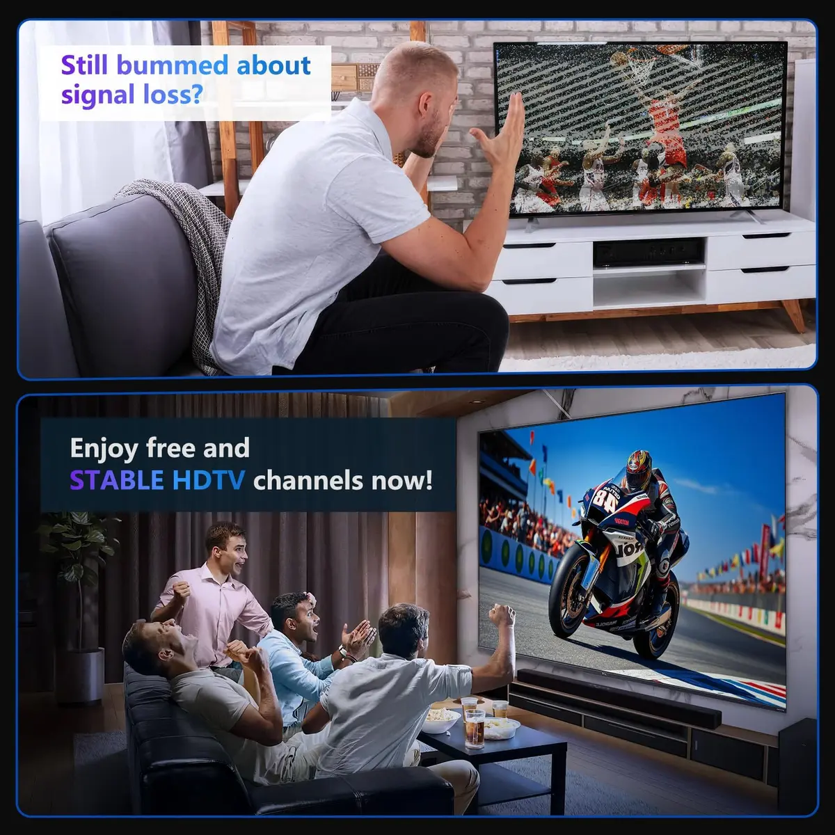 Fronguld TV Antenna Indoor Antenna for Smart TV 4K HDR | Long Range HD Digital Signal Booster - view 5