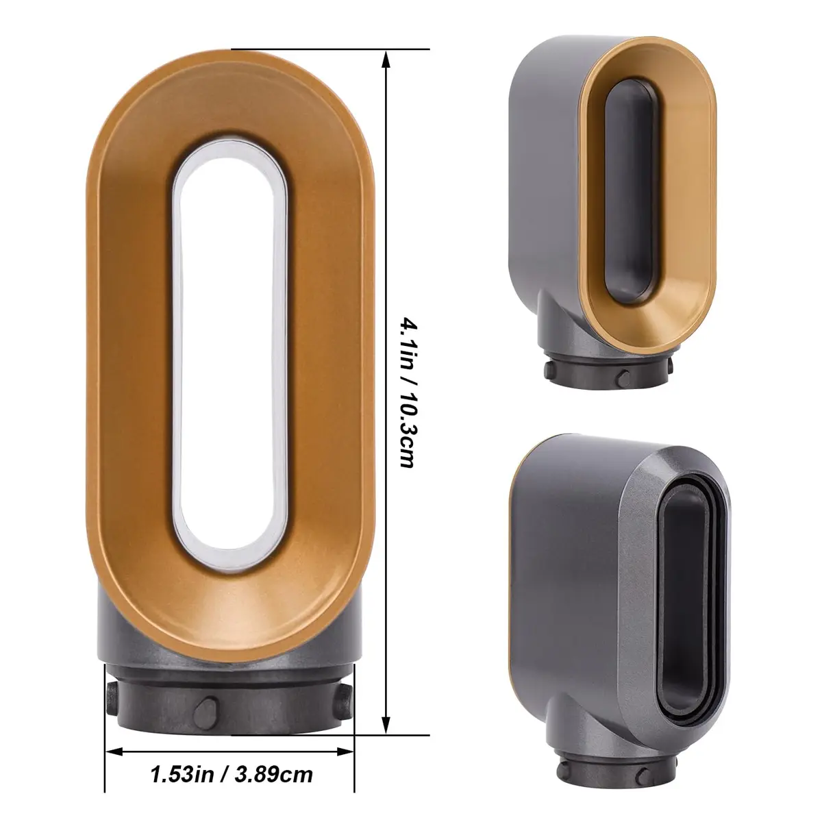 GreeSuit Hair Dryer Nozzle Replacement | Compatible with Dyson Airwrap HS01 HS05 | Gold - view 2