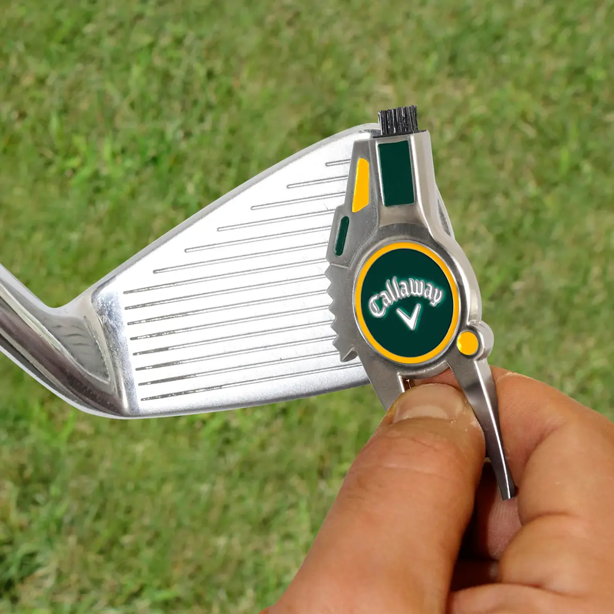 Callaway 4-in-1 Golf Divot Repair Tool Green/Yellow | Multi-Function Golf Essential - view 4
