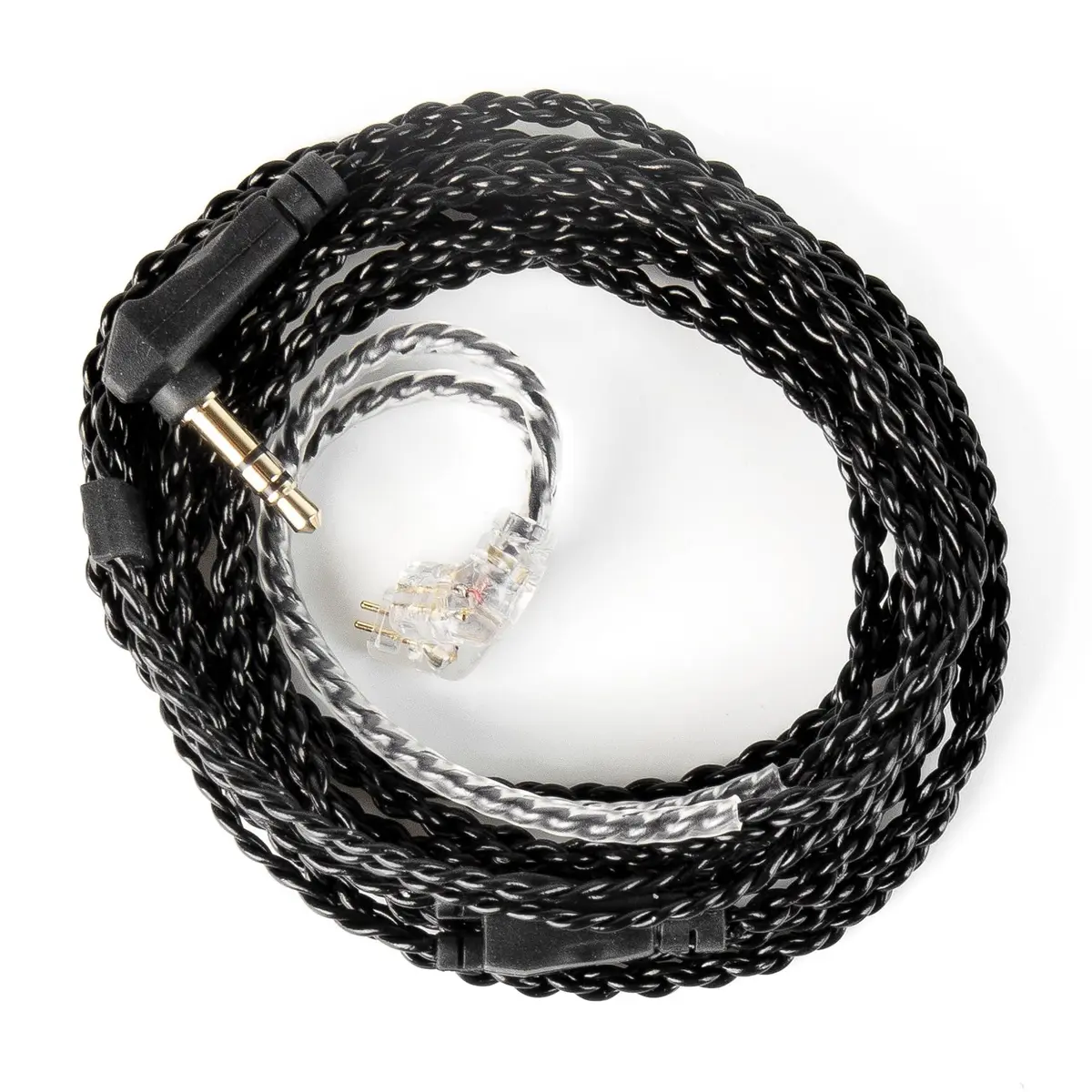 H HIFIHEAR KZ ZSN PRO Earphone Upgraded Cable 2M | 4N OFC Braided Twisted Replacement Wire - main product image
