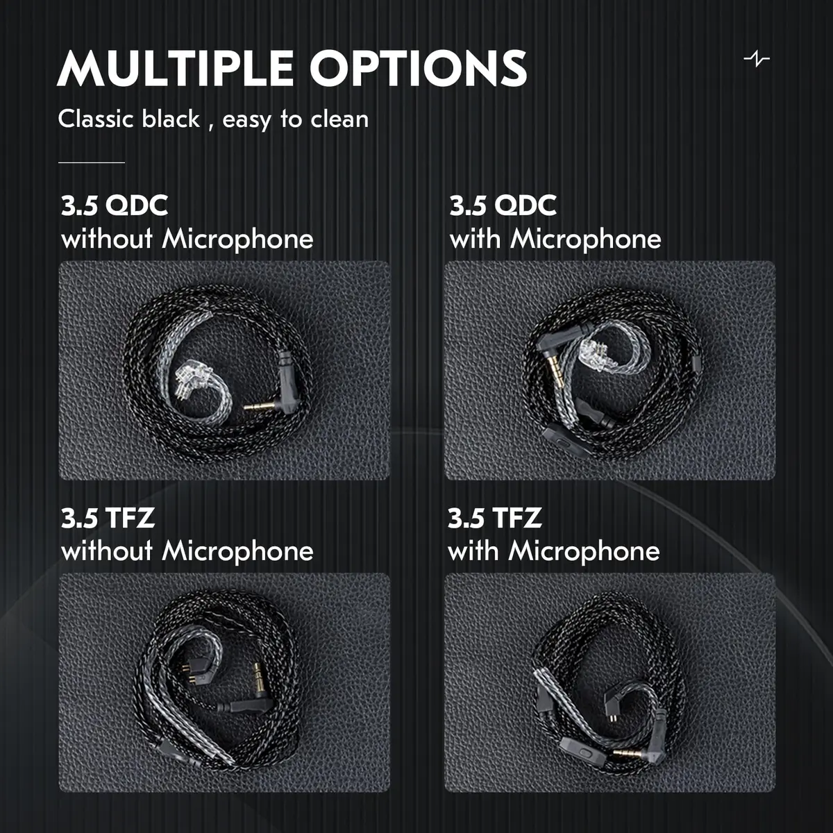 H HIFIHEAR KZ ZSN PRO Earphone Upgraded Cable 2M | 4N OFC Braided Twisted Replacement Wire - view 7