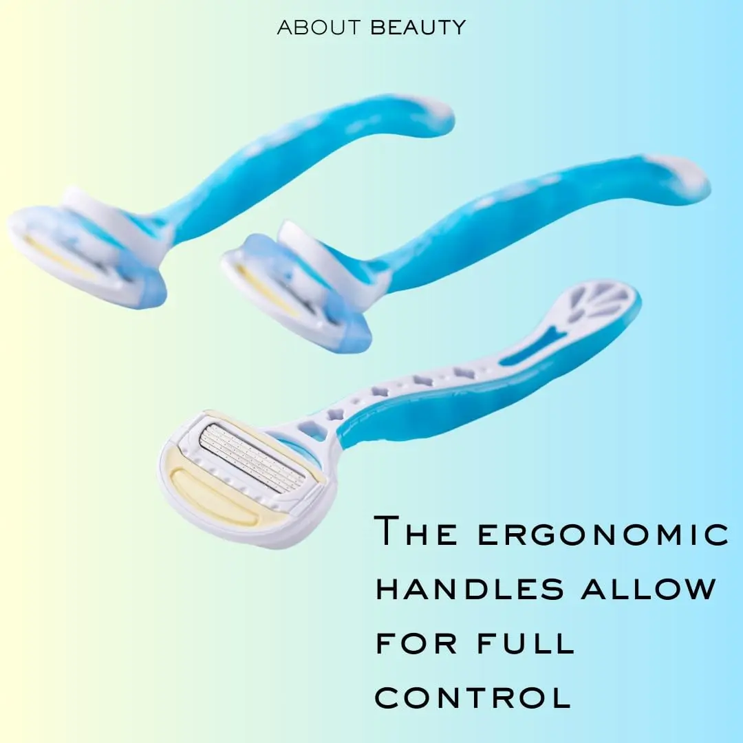 Kai Beauty About Water Activated 5 Blade Disposable Razors | Gentle, Smooth & Suitable for Sensitive Skin - view 3