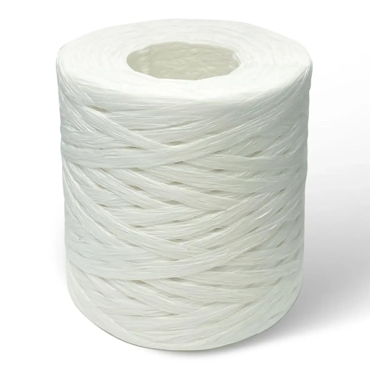 CREATRILL Raffia Paper Craft Ribbon 218 Yards (654 ft / 199 m) | Natural Rustic White - main product image