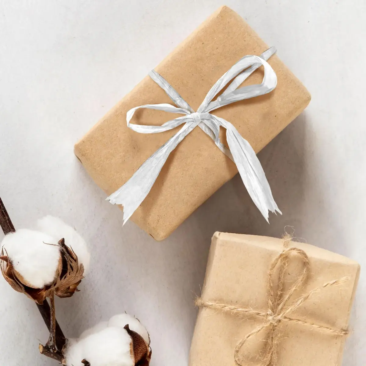 CREATRILL Raffia Paper Craft Ribbon 218 Yards (654 ft / 199 m) | Natural Rustic White - view 5