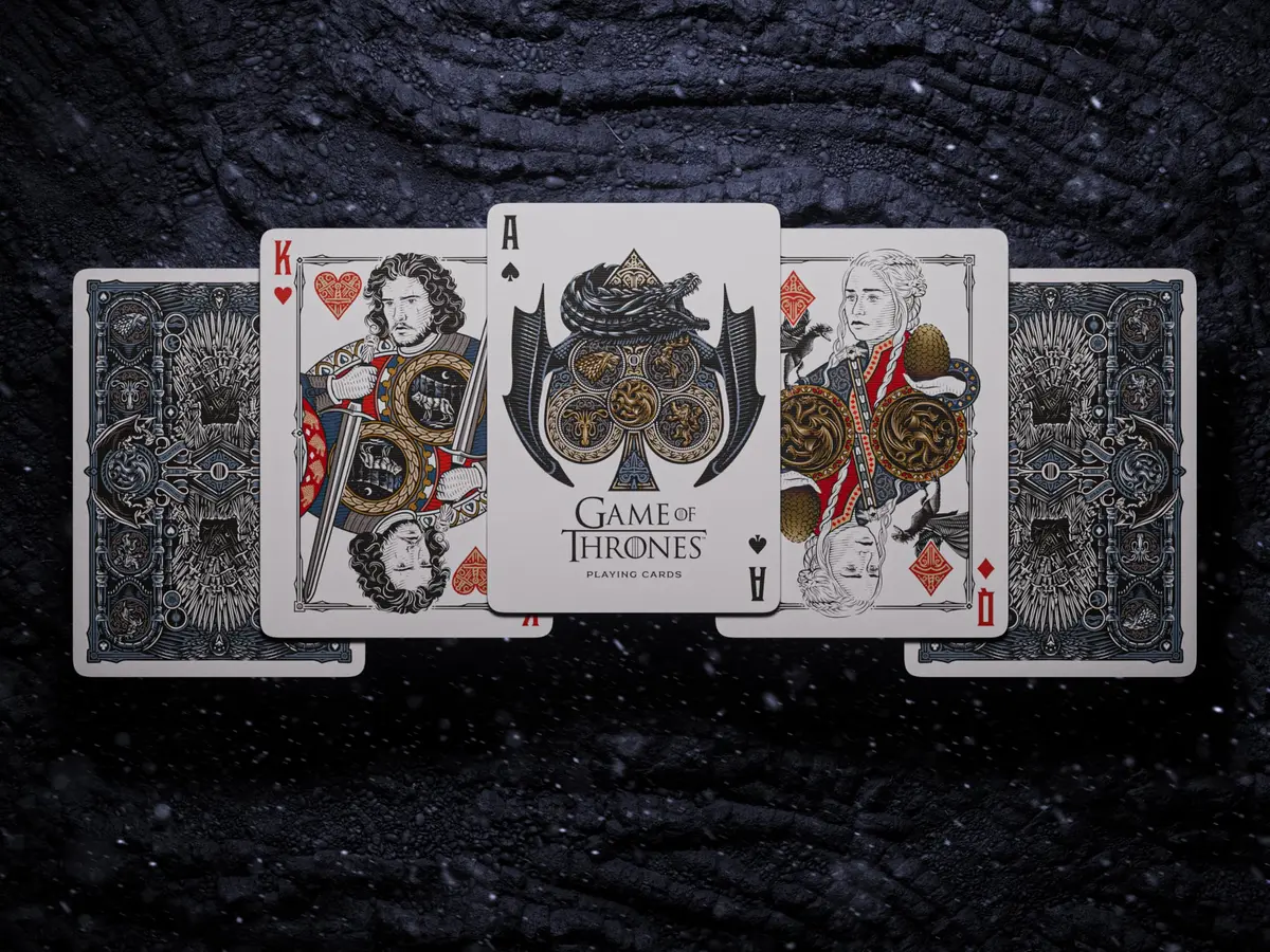 theory11 Game of Thrones Premium Playing Cards, Poker Size Standard Index | Luxury Foil Details and Themed Artwork - view 5