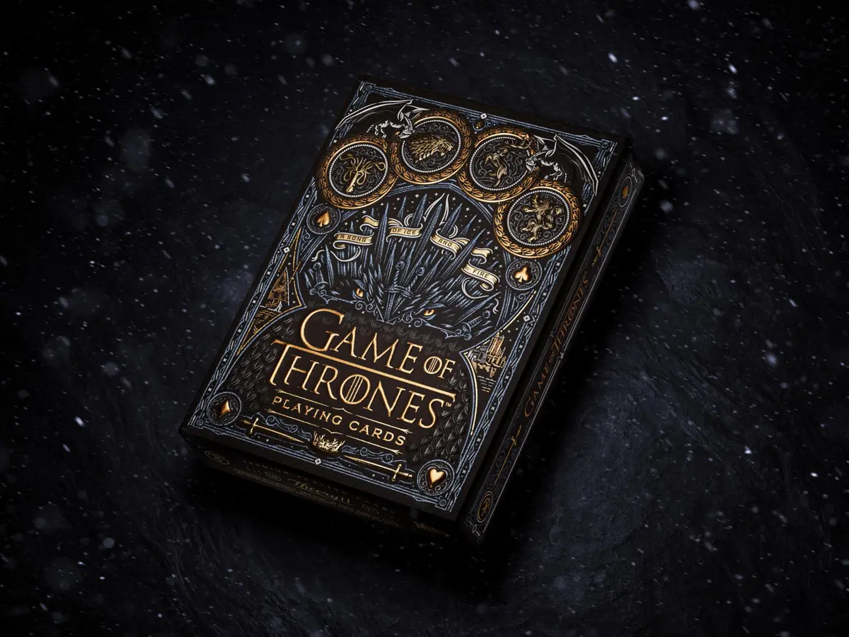 theory11 Game of Thrones Premium Playing Cards, Poker Size Standard Index | Luxury Foil Details and Themed Artwork - view 3