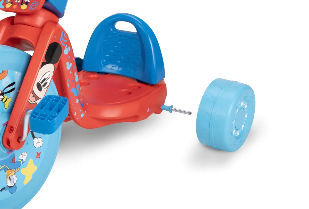 JAKKS Pacific Mickey Mouse Ride-On 15" Cruiser Tricycle for Kids 3-7 | Stable, Customizable, USA Import - view 4