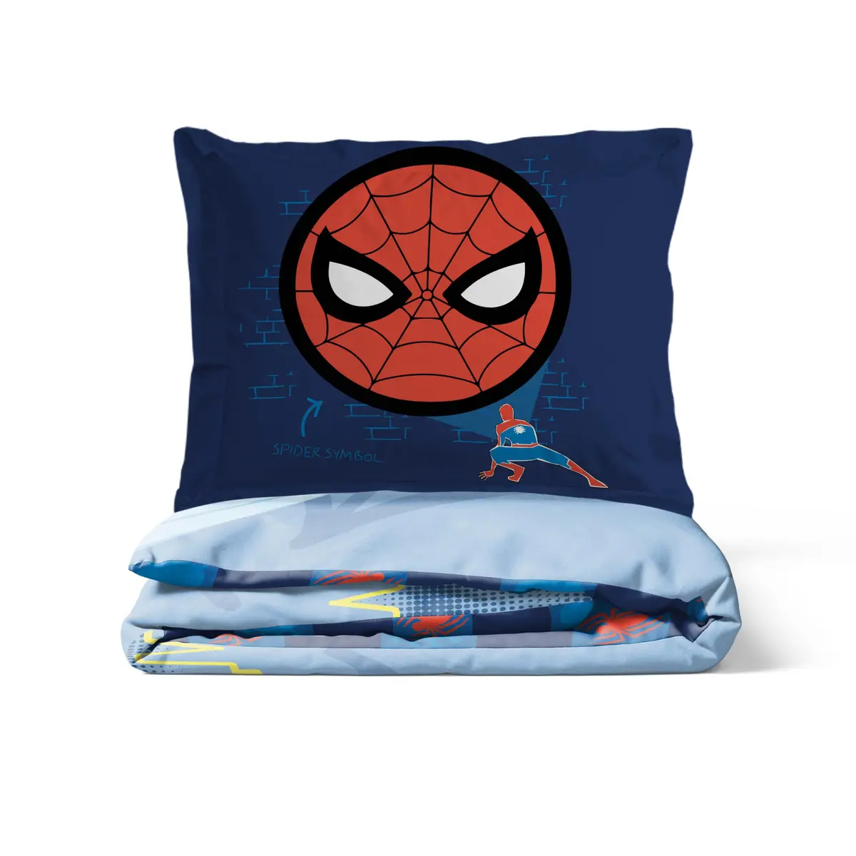 Jay Franco Spiderman Queen Duvet Cover Set 218cm (86" x 90") | Officially Licensed Marvel Bedding - view 4