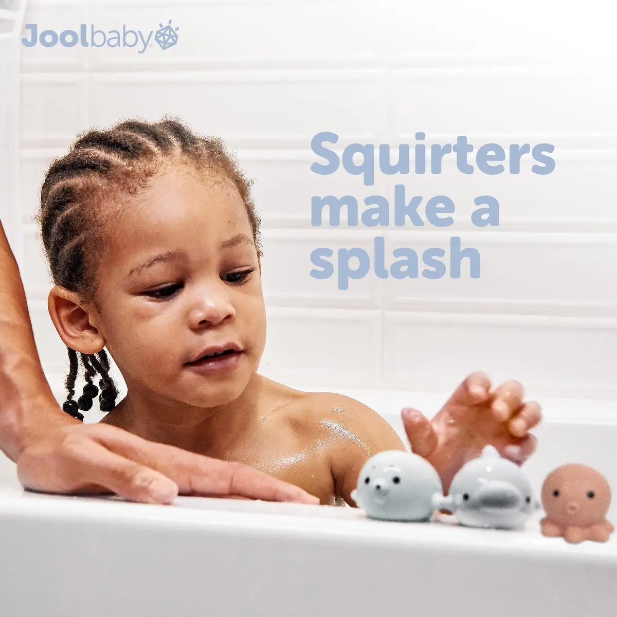Jool Baby 12-Piece Bath Toy Gift Set with Storage Organizer | Classic Bath Time Fun for Babies & Toddlers - view 5