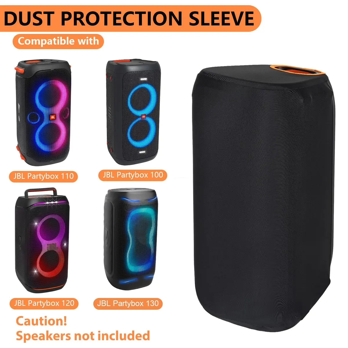 OUUTMEE Dust Cover for JBL PartyBox 110/100/120/130 | Portable Speaker Dust Case Cover - view 3