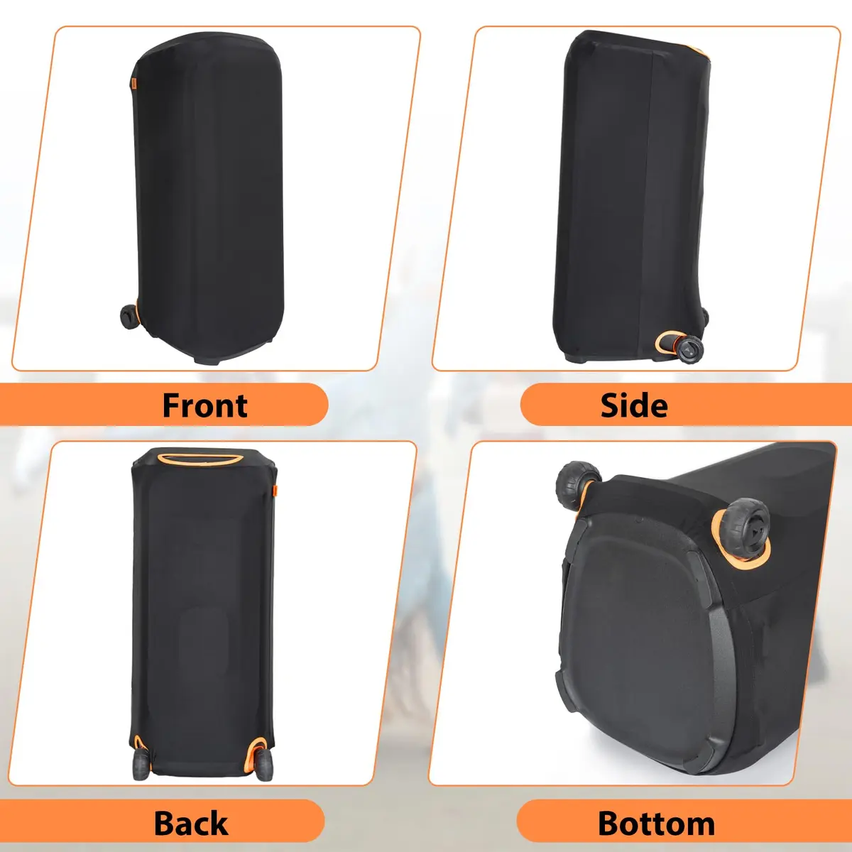 OUUTMEE Dust Cover for JBL PartyBox 710/720 | Elastic Fabric, Dust & Sunlight Protection (70-120 chars) - view 4