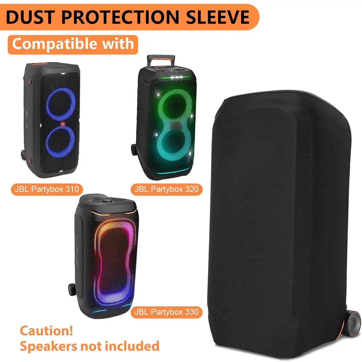 OUUTMEE Dust Cover for JBL PartyBox 320/310/330 | Portable Speaker Dust Case Cover - view 3