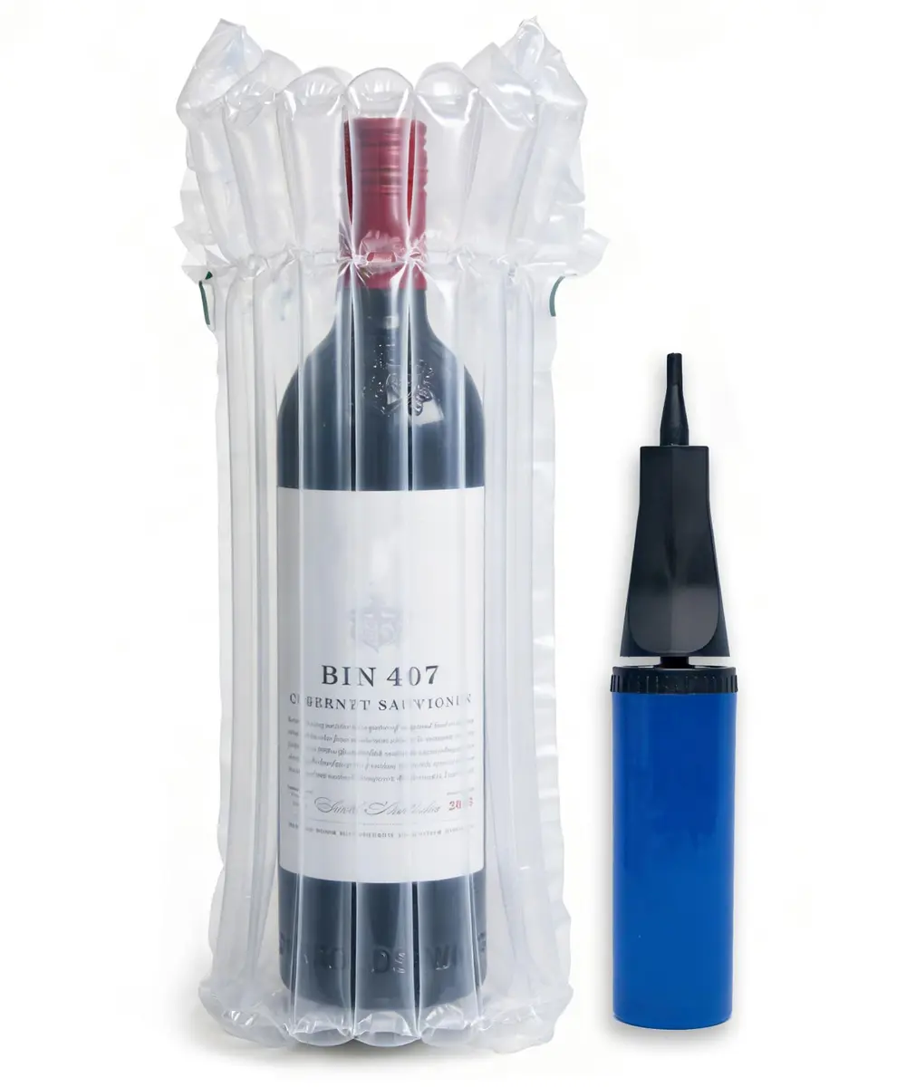 MONKKINO 10 Pack Inflatable Wine Bottle Protector Sleeves 12.5cm (5in) | Travel Safe Packaging for Fragile Items - main product image