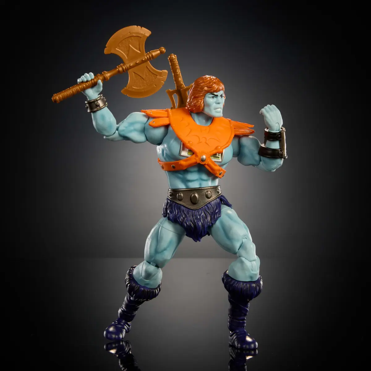 Masters of the Universe Masterverse Action Figure, Vintage Collection Faker, approx. 18 cm | Blue-Skinned Robot He-Man Villain with Accessories - view 5