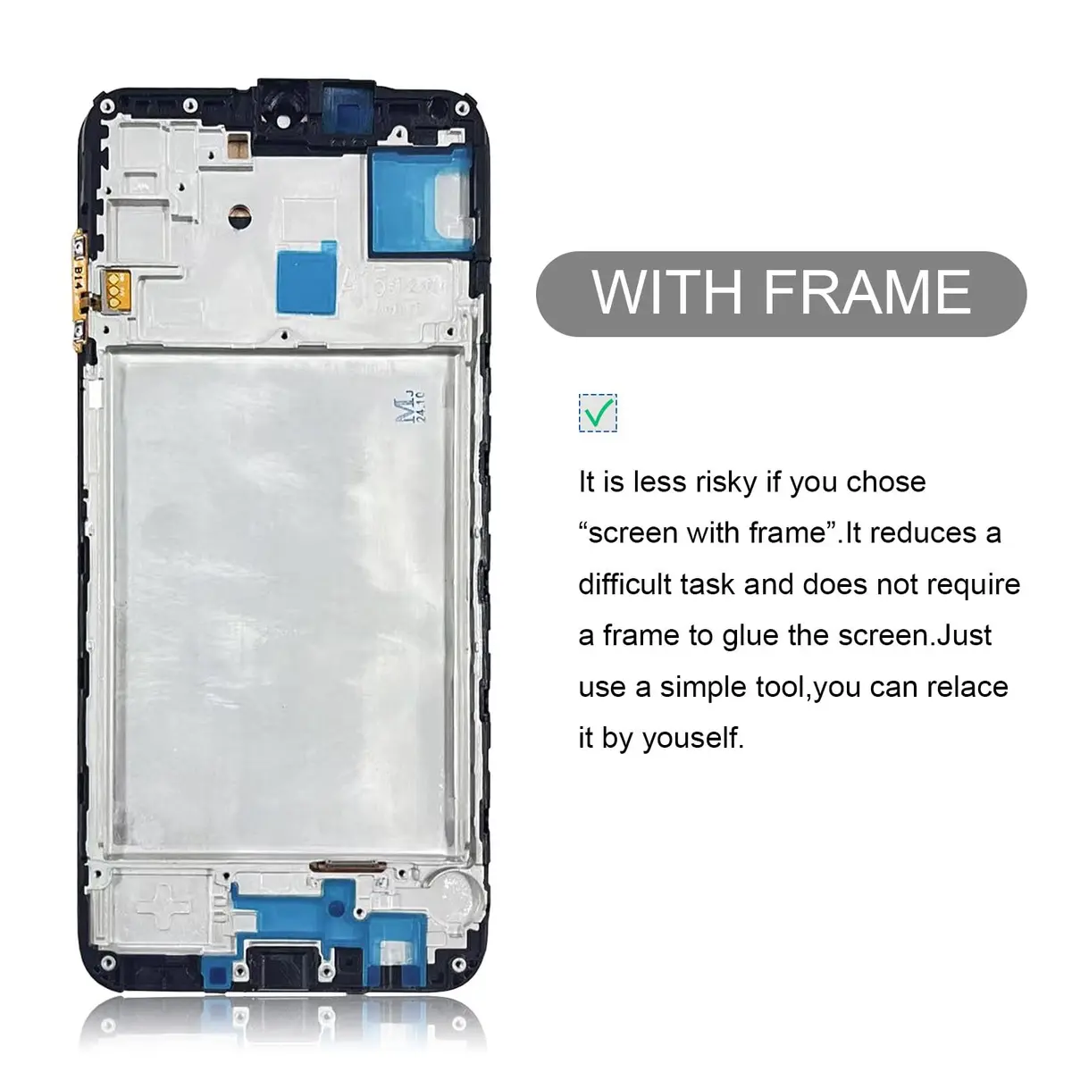 SIMDOG Samsung Galaxy A15 5G Screen Replacement SM-A156U with Frame 16.3 cm (6.4 inch) | Full Assembly LCD Display - view 8