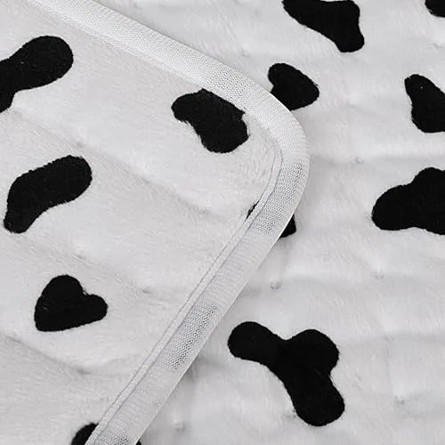 Deepsoon White Black Electric Heating Pad 24x12 Inch | Fast Heat & Auto Shut-Off - main product image
