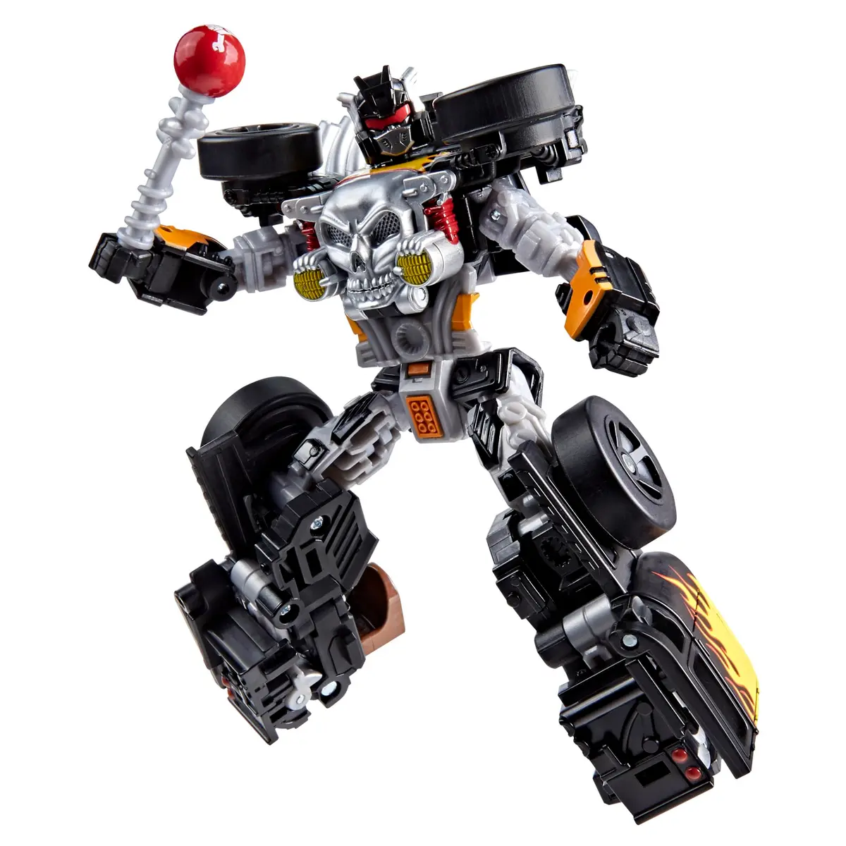 Transformers Collaborative Hot Wheels x Bone Shaker Deluxe Class 5-Inch Robot Action Figure Converts to Car | Ages 8+ - view 4