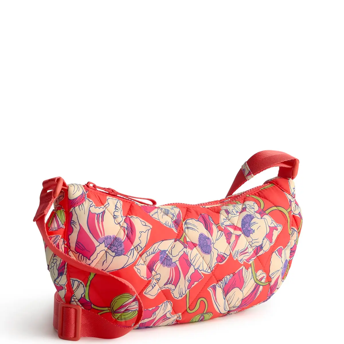 Vera Bradley Featherweight Springbrook Sling Crossbody Swirling Poppies | Compact, Lightweight & Stylish - view 2