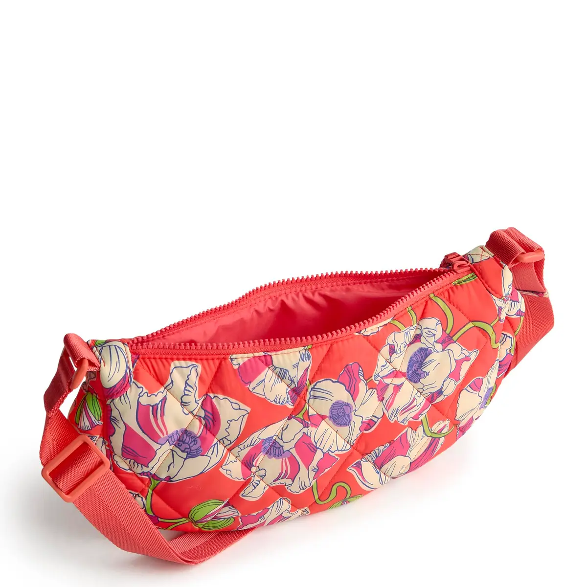 Vera Bradley Featherweight Springbrook Sling Crossbody Swirling Poppies | Compact, Lightweight & Stylish - view 3