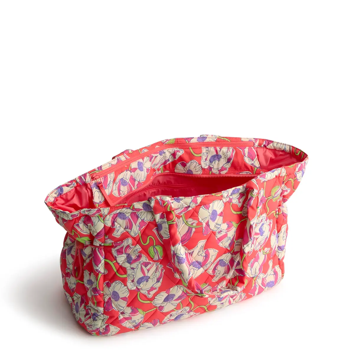 Vera Bradley Featherweight Knollton Travel Tote Bag Swirling Poppies | Lightweight, Spacious, Perfect for Travel - view 4