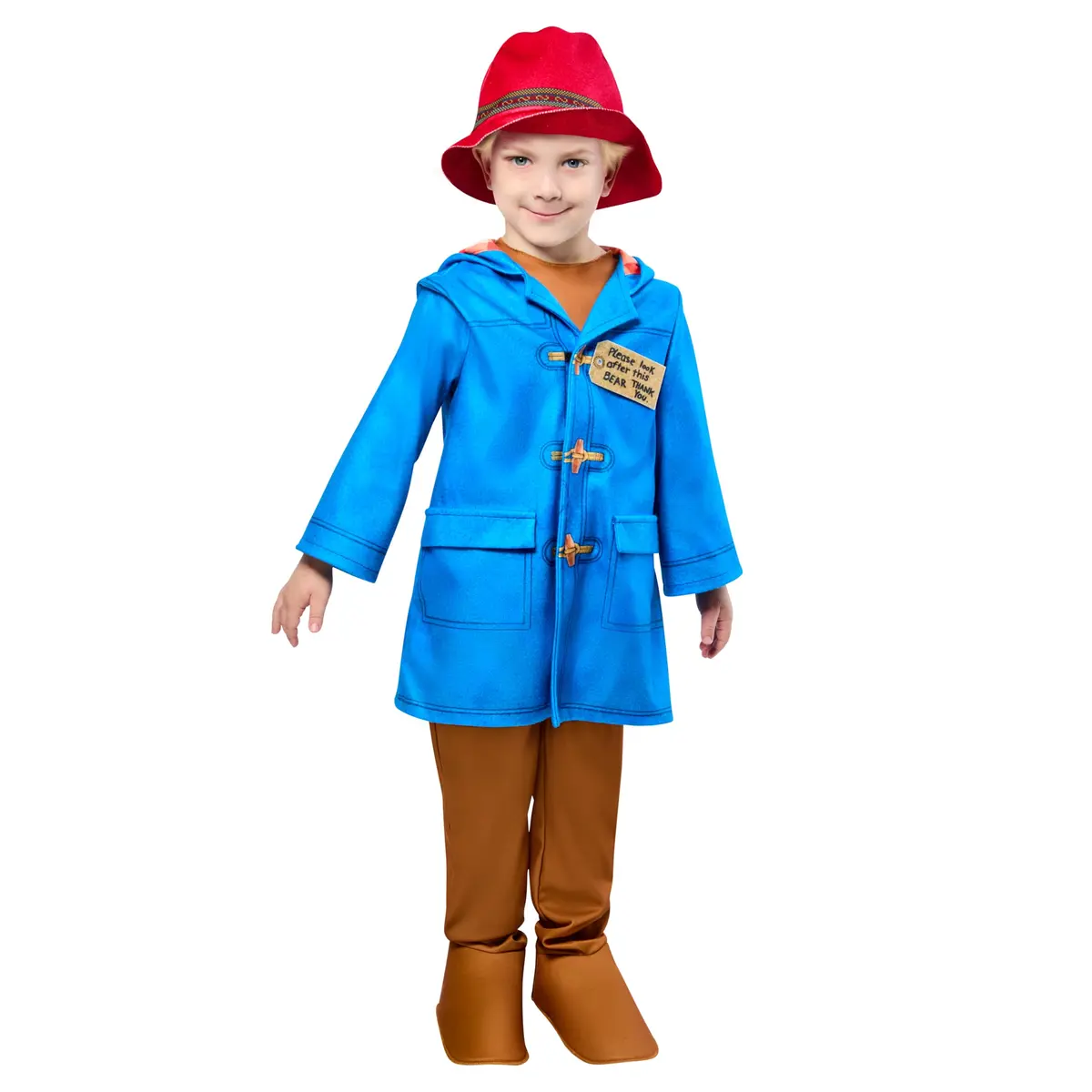 Rubies Paddington Bear Costume for Toddlers, Boy's 4T (100% Polyester) - main product image