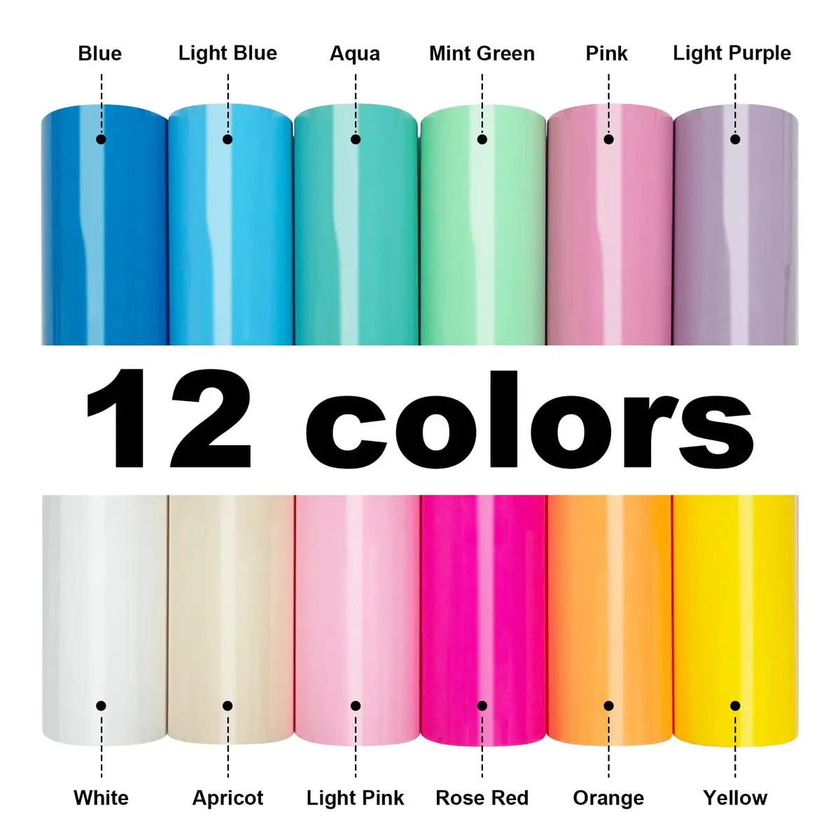 DUEUIOE Puff Vinyl Heat Transfer 12x10Inch | 3D Texture for T-shirts & Crafts - view 2