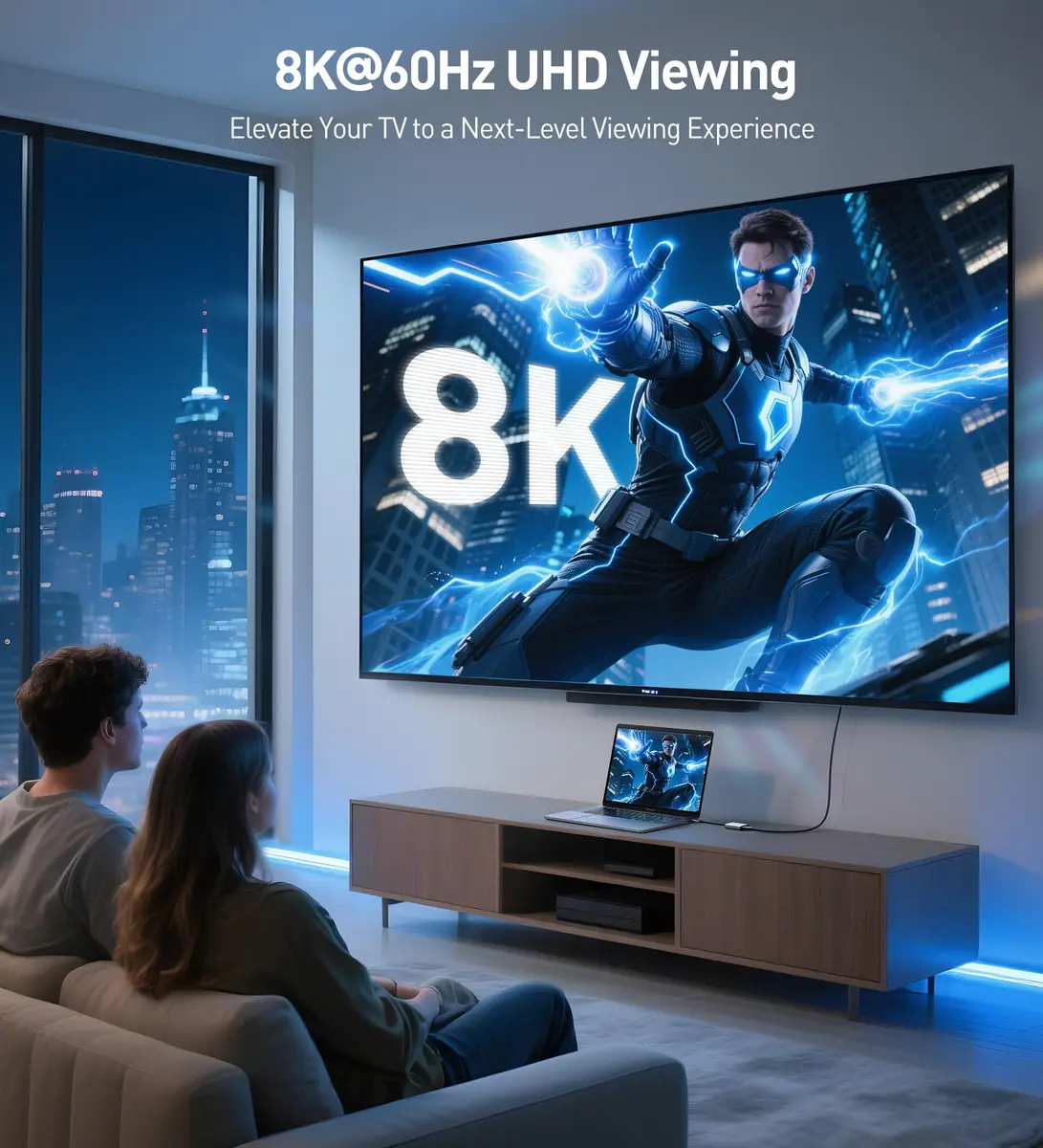 Cable Matters USB C to HDMI 2.1 Adapter with 140W Charging | 8K@60Hz, 4K@240Hz, Mac & Windows Compatible - view 6