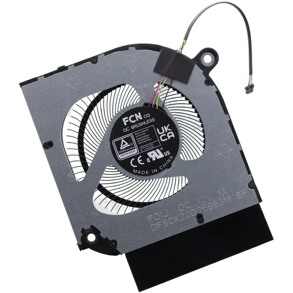 Deal4GO CPU Cooling Fan 23.QLTN7.002 Replacement for Acer Predator Helios Neo PHN16-71 PHN18-71 | OEM 12V 3W Fan - main product image