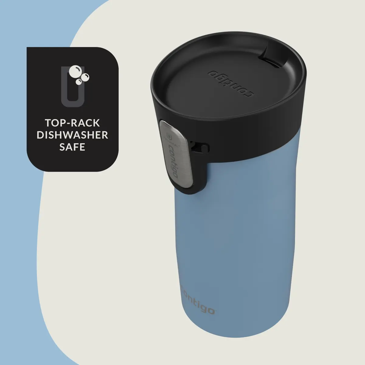 Contigo Autoseal West Loop 12oz Stainless Steel Travel Mug | Leak-Proof, Hot 8H/Cold 16H, Dishwasher Safe - view 6