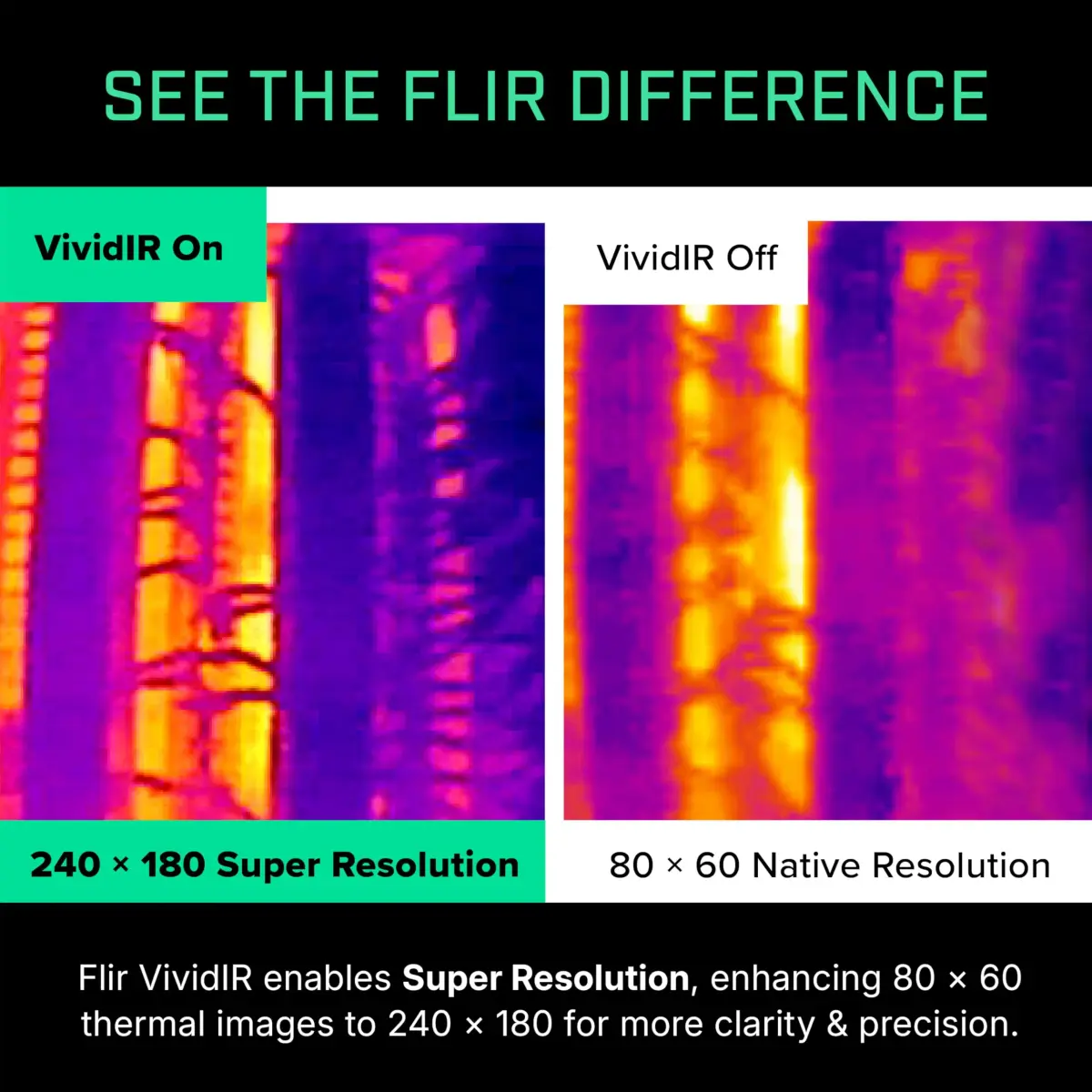 FLIR ONE Thermal Imaging Camera for iPhone USB-C (iPhone 15+) | 240x180 Super Resolution (80x60 Native IR) - view 4